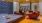 recessed lighting in clubhouse with billiards table