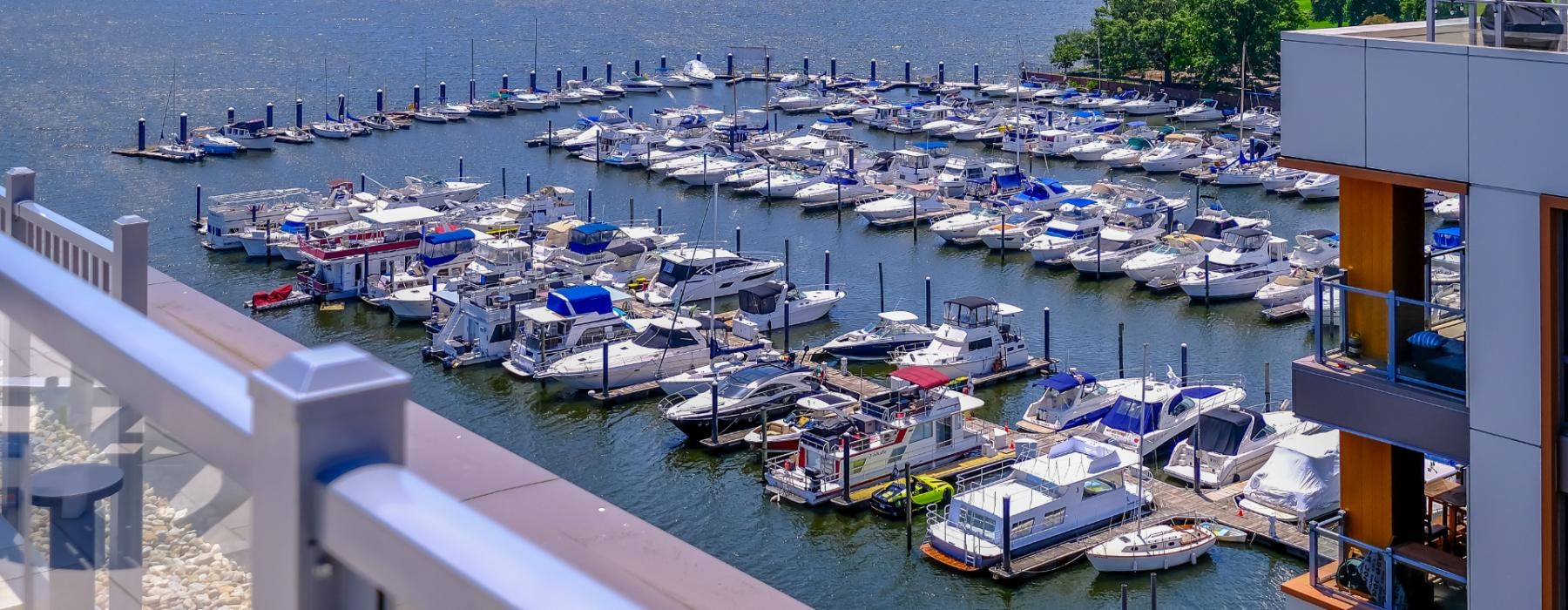 A beautiful community at the heart of all your passions a marina full of boats
