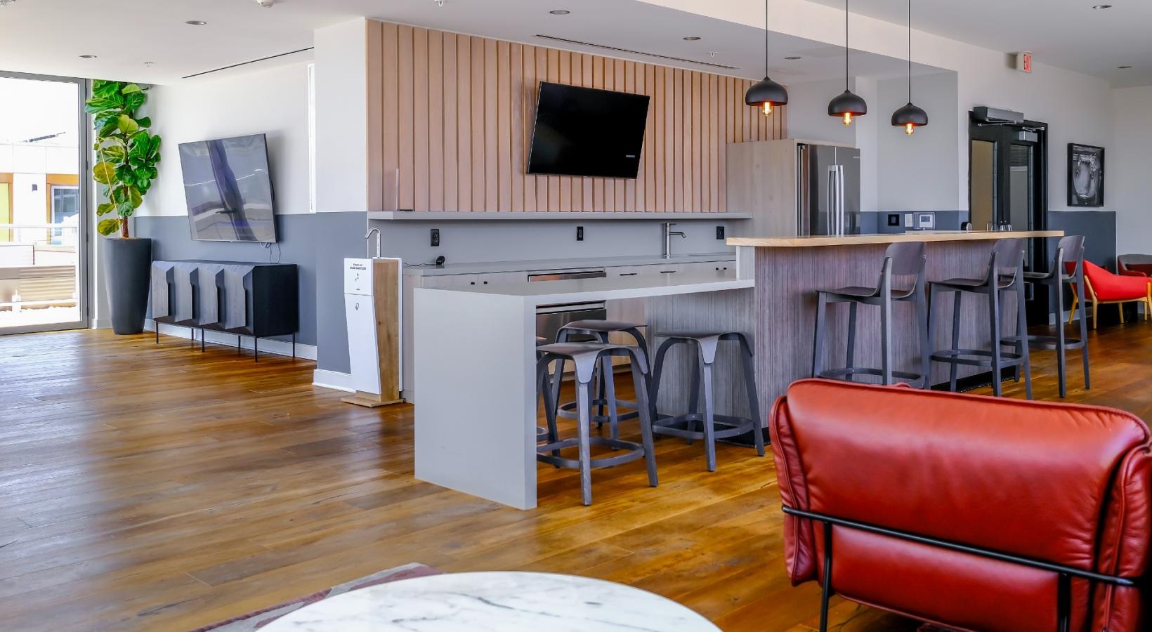 Everything within reach clubhouse with kitchen