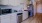 long, open kitchen wall